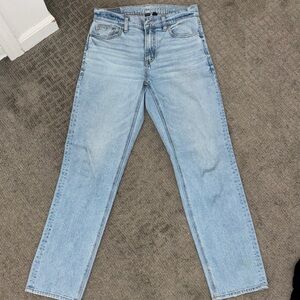 American Eagle Outfitters Women’s Light Blue Straight Jeans